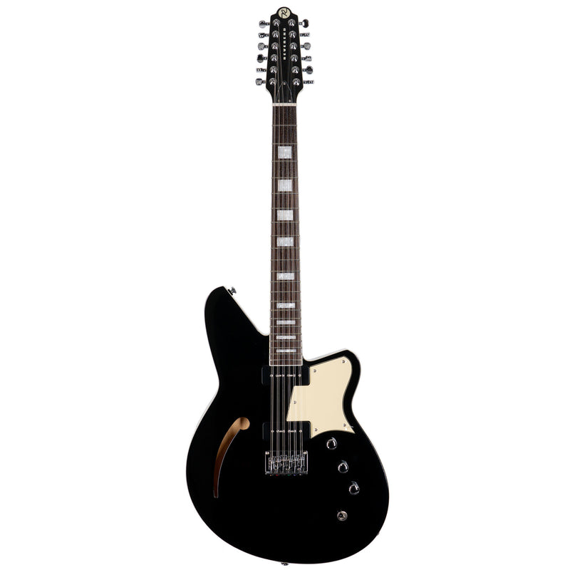 Reverend Airwave 12-String Electric Guitar, Rosewood, Midnight Black