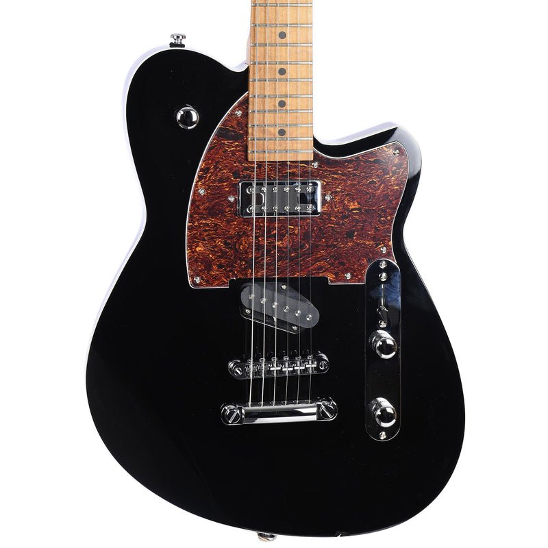 Reverend Buckshot Midnight Black Roasted Maple Neck