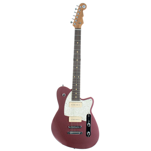 Reverend Charger 290 Electric Guitar, Roasted Maple Neck, Rosewood, Mulberry Mist