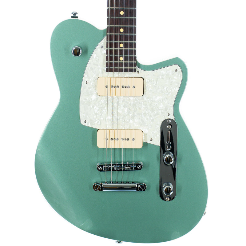 Reverend Charger 290 Electric Guitar Rosewood, Metallic Alpine