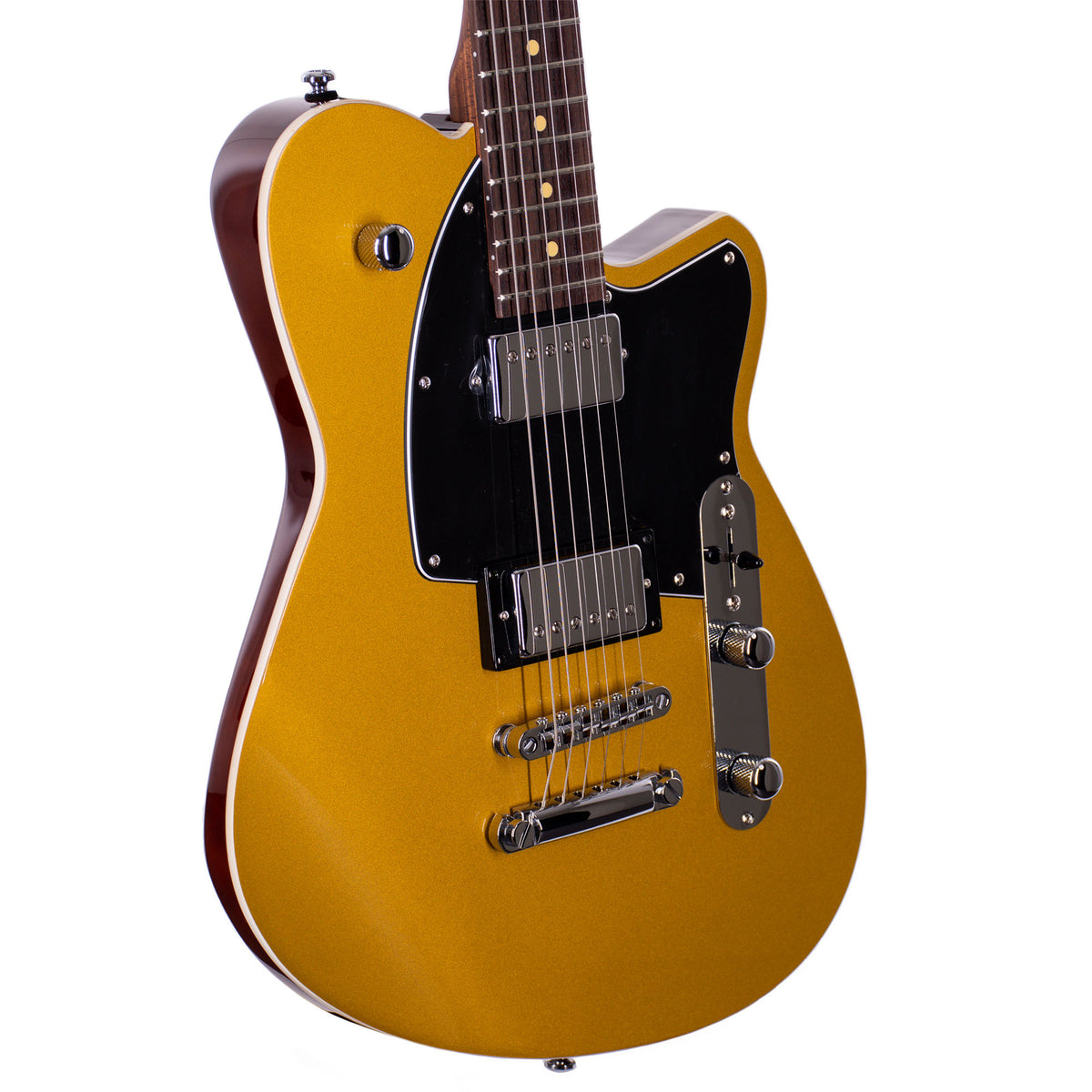 Reverend Charger HB Goldtop, Darkback Russo Music Exclusive