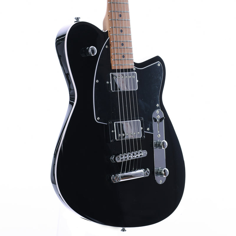 Reverend Charger HB Roasted Maple Neck, Midnight Black