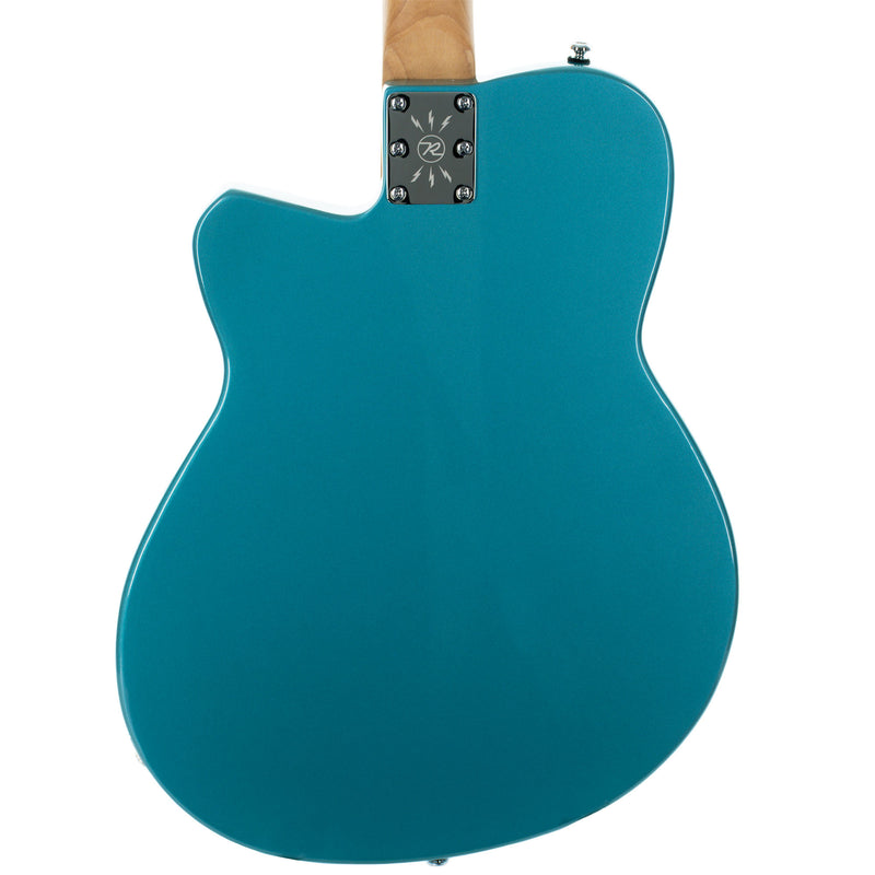 Reverend Club King 290 Electric Guitar with Bigsby, Roasted Maple, Deep Sea Blue
