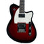 Reverend Crosscut Electric Guitar, Rosewood, Metallic Red Burst