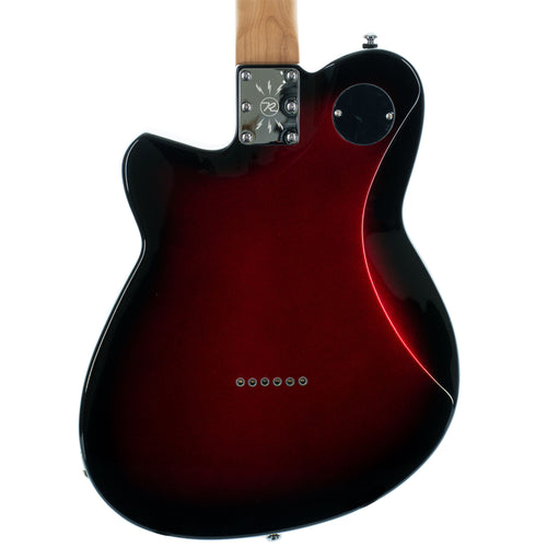 Reverend Crosscut Electric Guitar, Rosewood, Metallic Red Burst