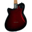 Reverend Crosscut Electric Guitar, Rosewood, Metallic Red Burst