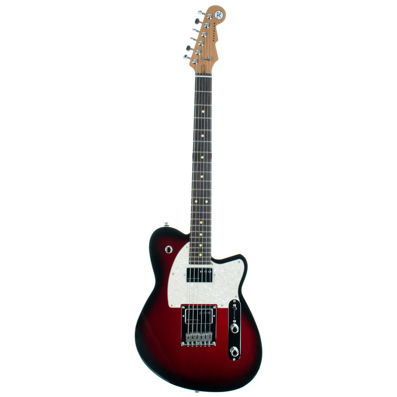 Reverend Crosscut Electric Guitar, Rosewood, Metallic Red Burst