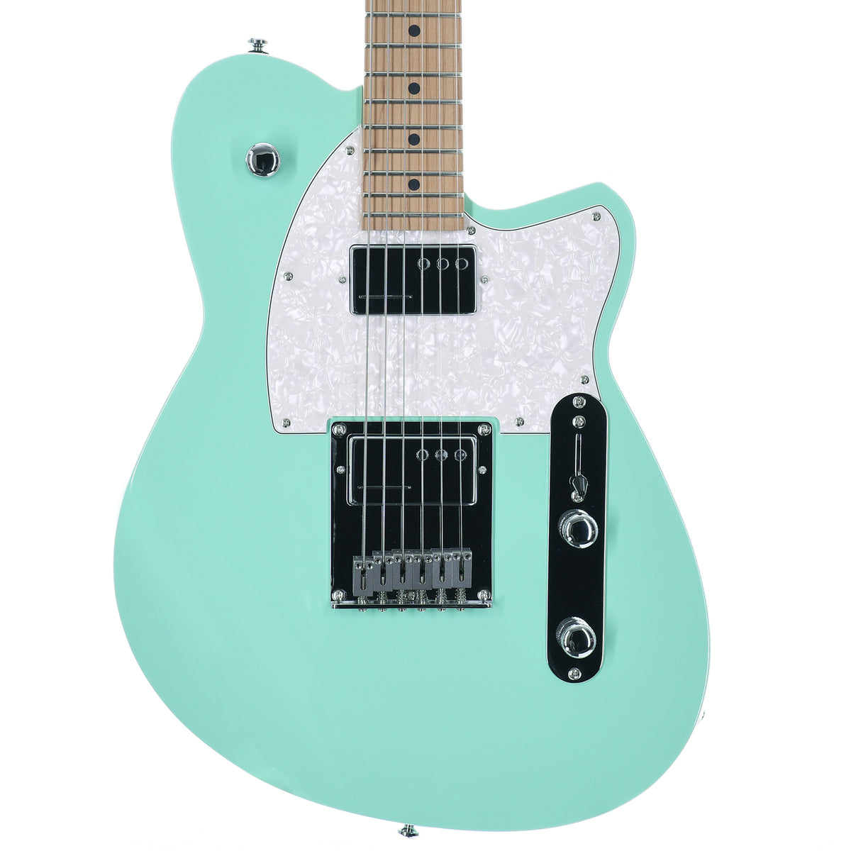 Reverend Crosscut Roasted Maple Neck, Oceanside Green