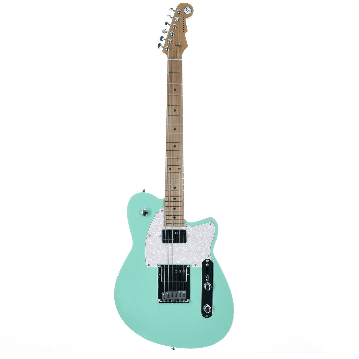 Reverend Crosscut Roasted Maple Neck, Oceanside Green