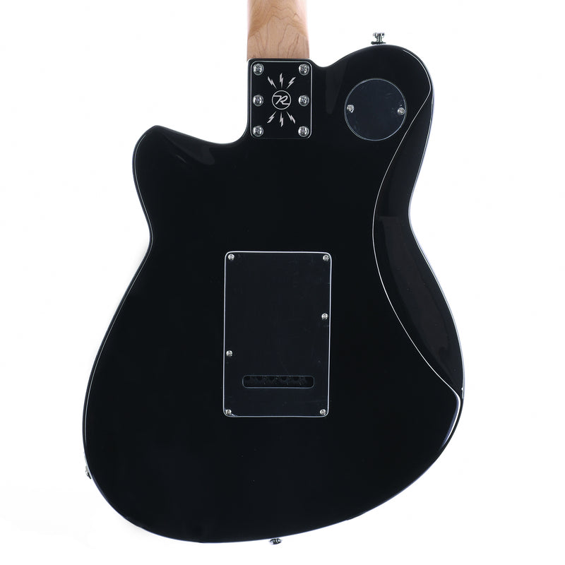 Reverend Crosscut W With Wilkinson Tremolo Roasted Maple Neck, Midnight Black