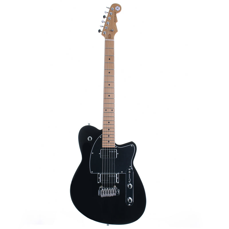 Reverend Crosscut W With Wilkinson Tremolo Roasted Maple Neck, Midnight Black