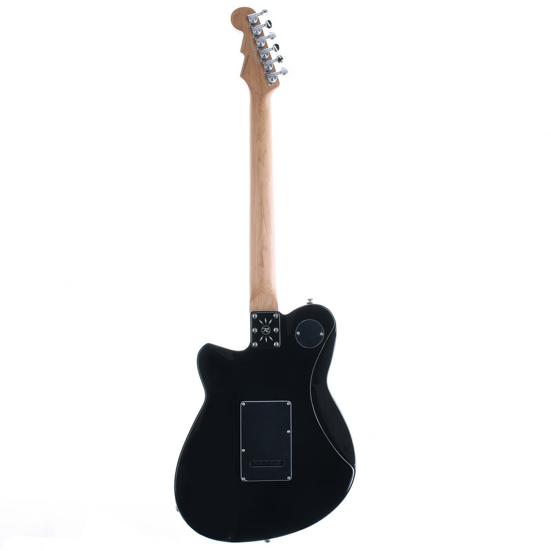 Reverend Crosscut W With Wilkinson Tremolo Roasted Maple Neck, Midnight Black