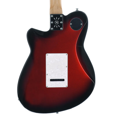 Reverend Crosscut W With Wilkinson Tremolo Roasted Maple Neck, Red Burst