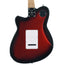 Reverend Crosscut W With Wilkinson Tremolo Roasted Maple Neck, Red Burst