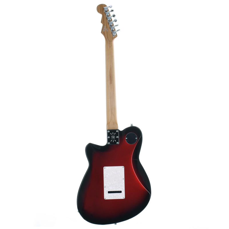 Reverend Crosscut W With Wilkinson Tremolo Roasted Maple Neck, Red Burst