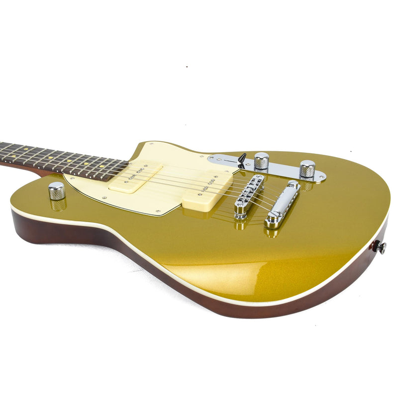 Reverend Charger 290 - Goldtop / Darkback - Dark Roasted Neck - Russo Music Exclusive