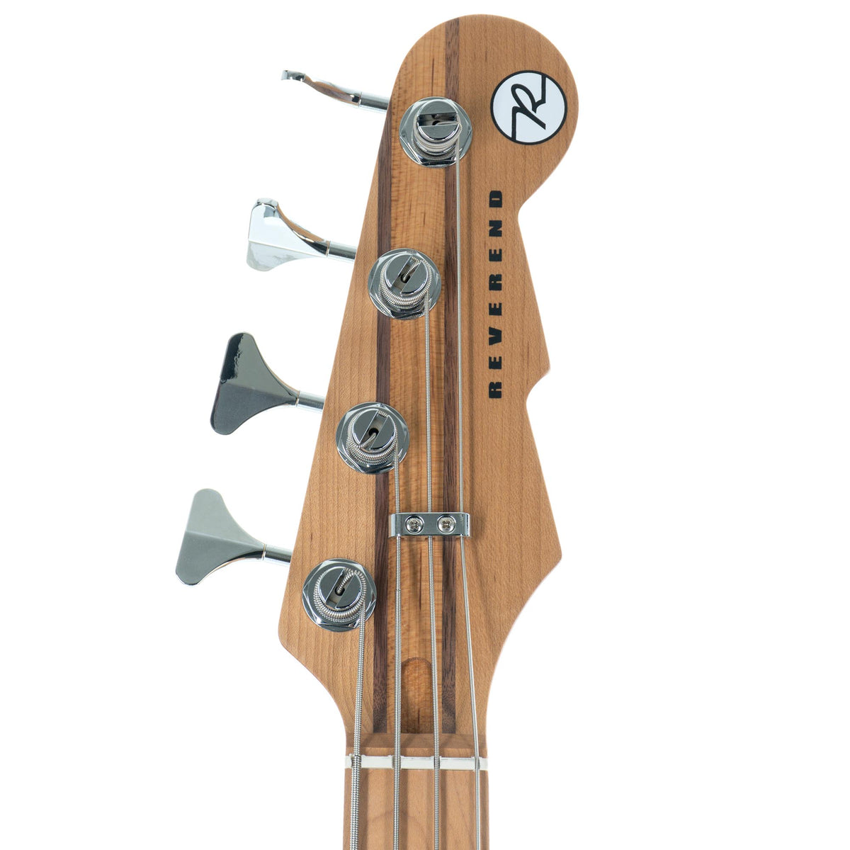 Reverend Decision P Bass With P Blade Pickups Midnight Black Roasted