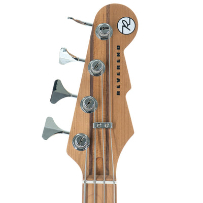 Reverend Decision P Bass With P Blade Pickups Midnight Black Roasted