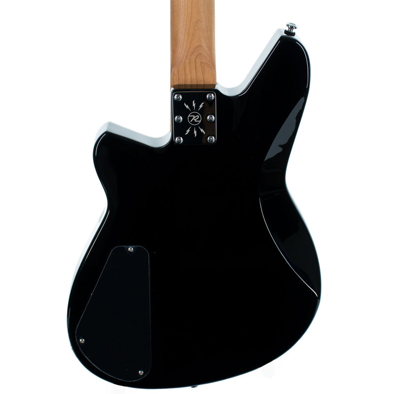 Reverend Descent RA Baritone Electric Guitar, Roasted Maple Neck, Midnight Black