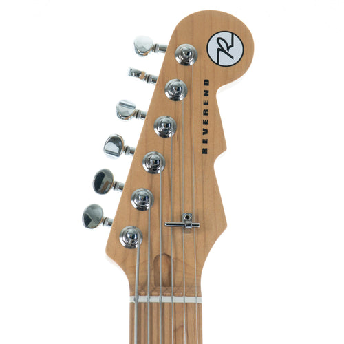 Reverend Descent RA Baritone Roasted Maple Neck, Silver Burst
