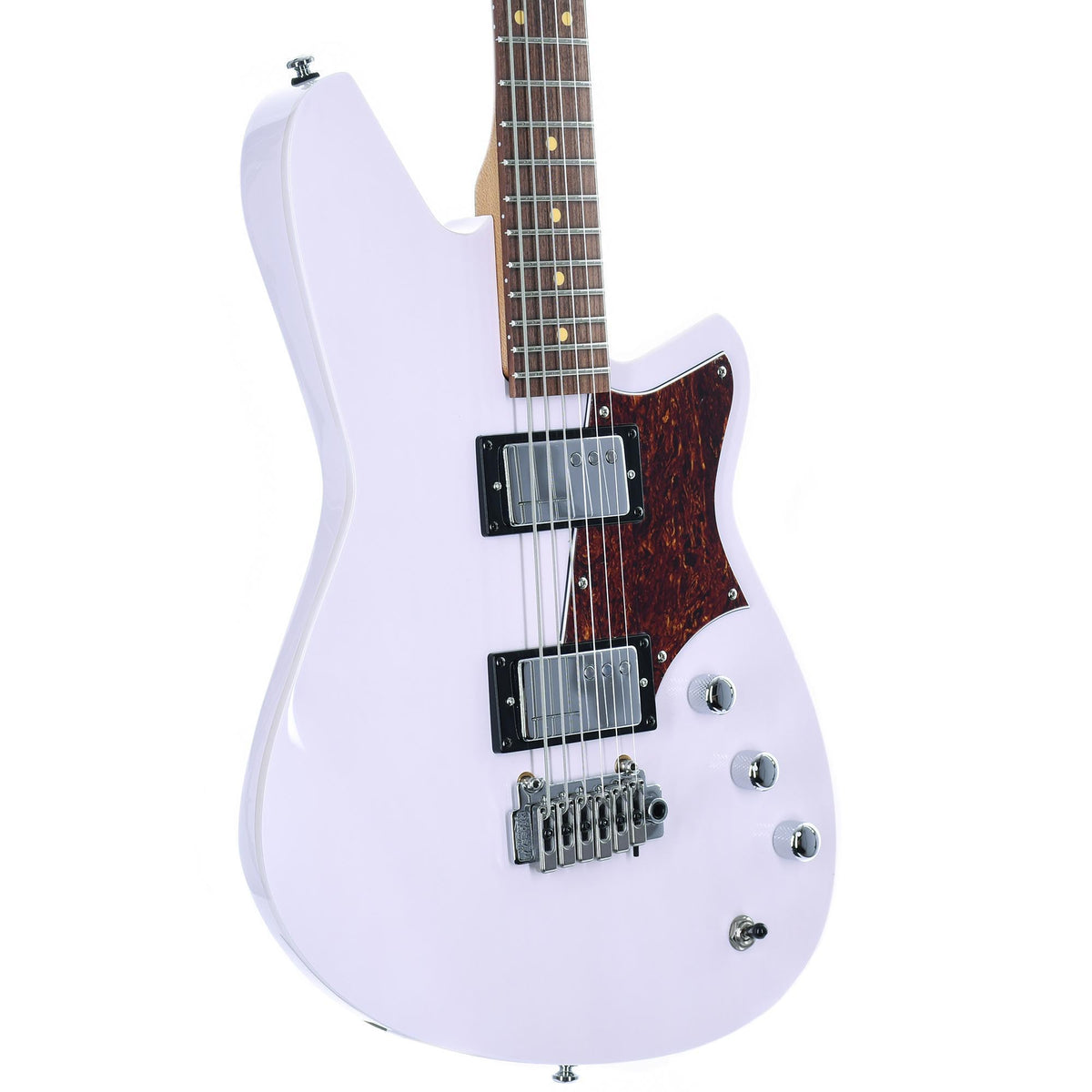 Reverend Descent W Baritone With Wilkinson Tremolo Pau Ferro, Trans White