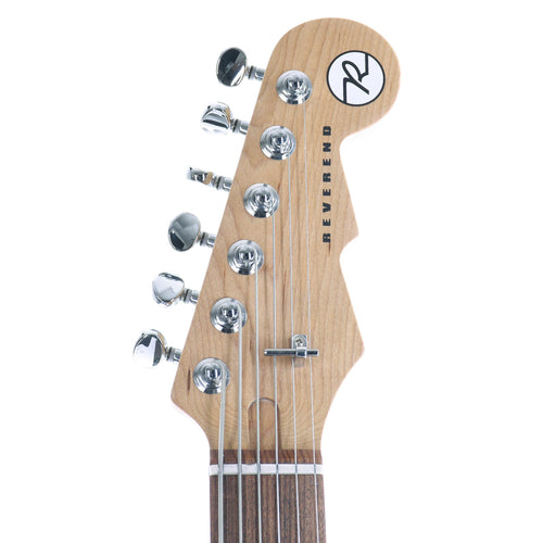 Reverend Descent W Baritone With Wilkinson Tremolo Pau Ferro, Trans White