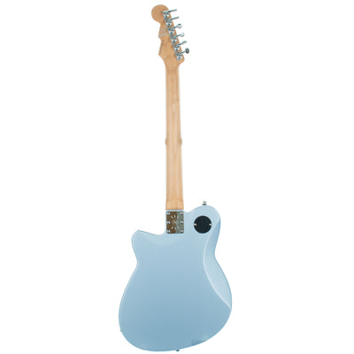 Reverend Double Agent OG Electric Guitar, Rosewood, Metallic Silver Freeze