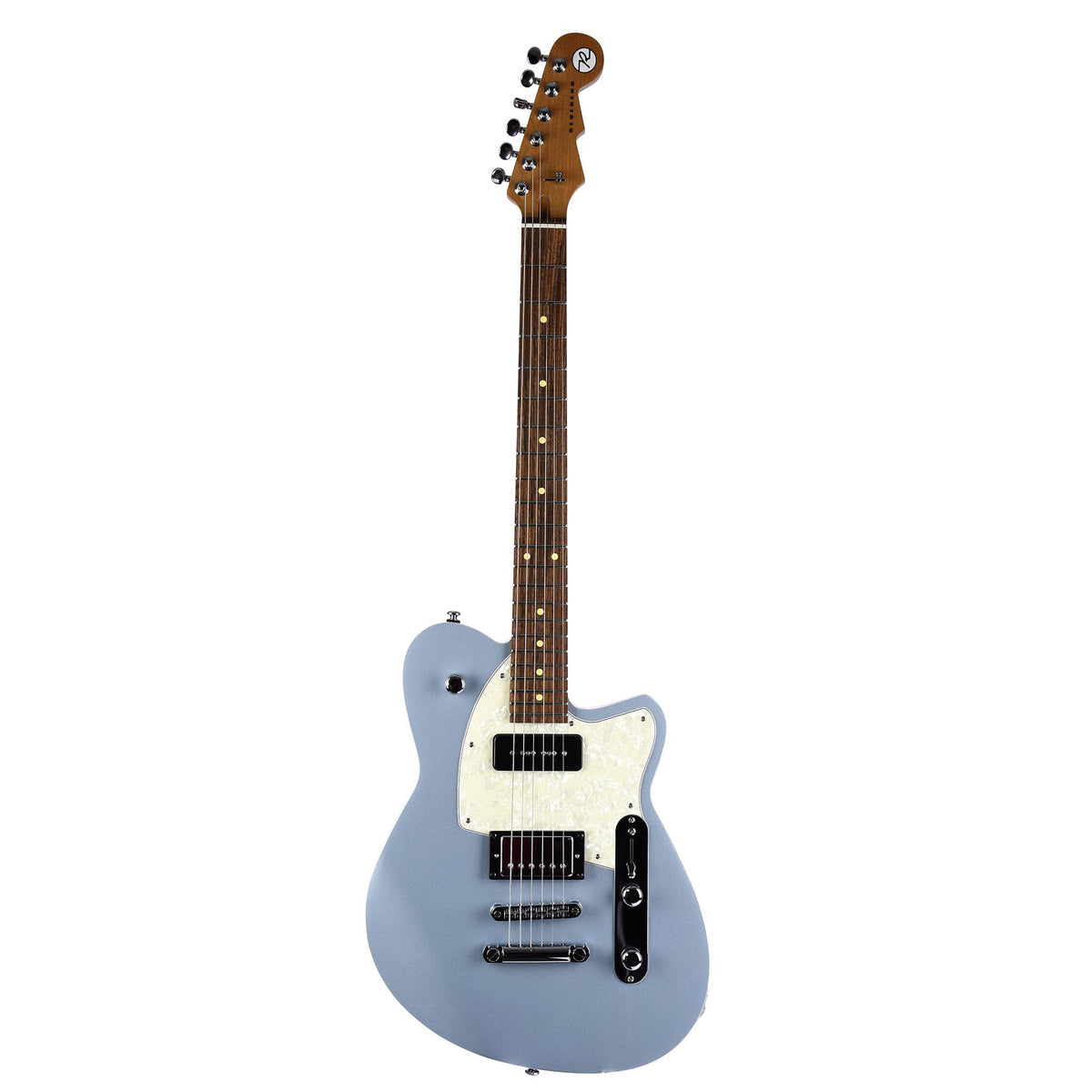 Reverend Double Agent OG Pau Ferro Fingerboard Metallic Silver Freeze
