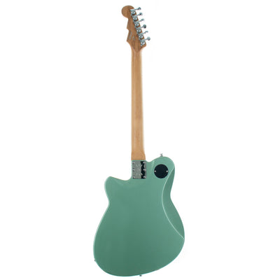 Reverend Double Agent OG Electric Guitar, Roasted Maple Neck, Metallic Alpine