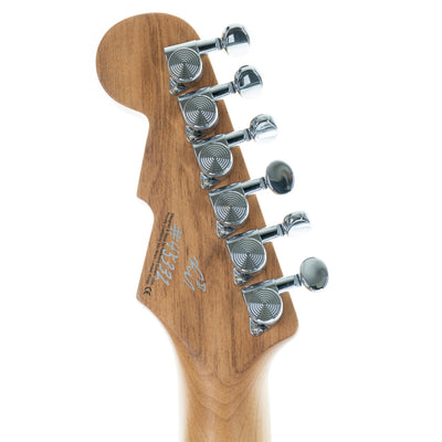 Reverend Double Agent OG Electric Guitar, Roasted Maple Neck, Metallic Alpine