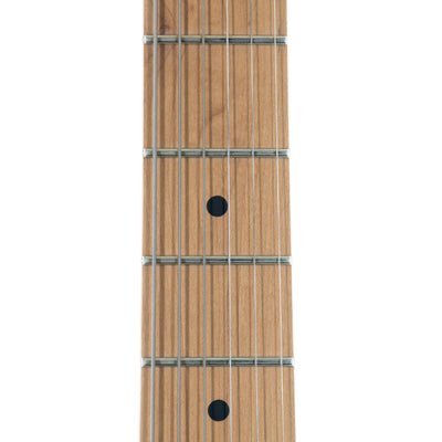 Reverend Double Agent OG Electric Guitar, Roasted Maple Neck, Metallic Alpine