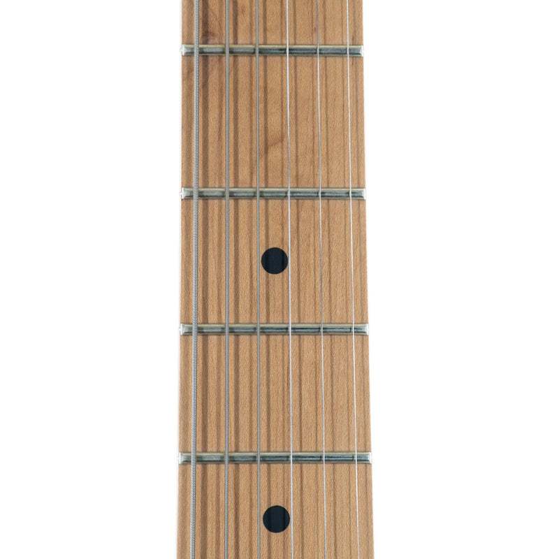 Reverend Double Agent OG Electric Guitar, Roasted Maple Neck, Metallic Alpine