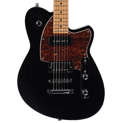 Reverend Double Agent OG - Roasted Neck - Midnight Black