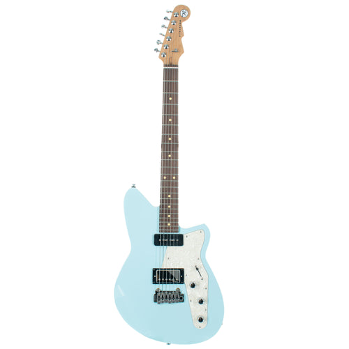 Reverend Double Agent W Electric Guitar With Wilkinson Tremolo, Rosewood, Chronic Blue