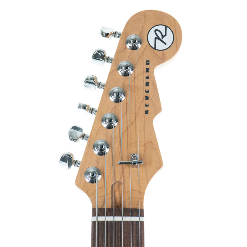 Reverend Double Agent W Electric Guitar With Wilkinson Tremolo, Rosewood, Chronic Blue