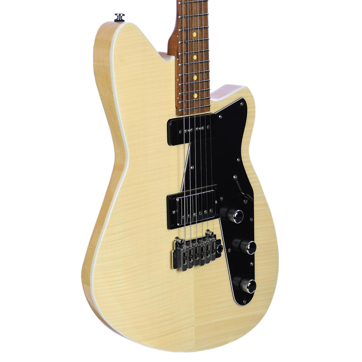 Reverend Double Agent W With Wilkinson Tremolo Natural Flame Maple