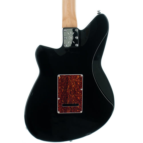 Reverend Double Agent W With Wilkinson Tremolo Roasted Maple Neck, Midnight Black