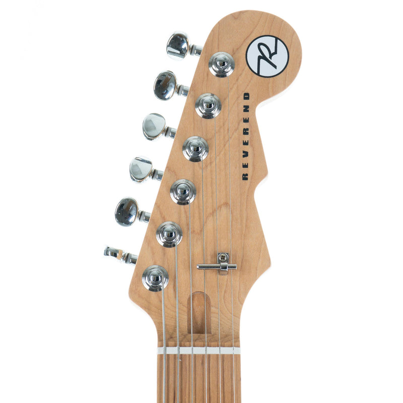 Reverend Double Agent W With Wilkinson Tremolo Roasted Maple Neck, Midnight Black