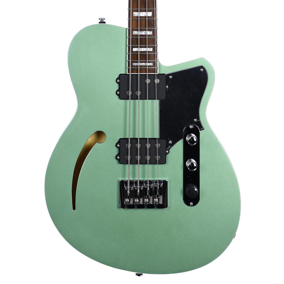 Reverend Dub King Bass Metallic Alpine Roasted Walnut Neck
