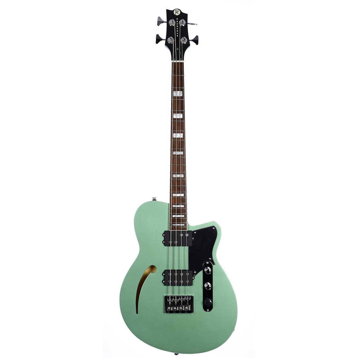 Reverend Dub King Bass Metallic Alpine Roasted Walnut Neck