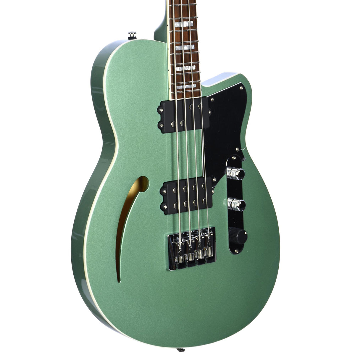 Reverend Dub King Bass Metallic Alpine Roasted Walnut Neck