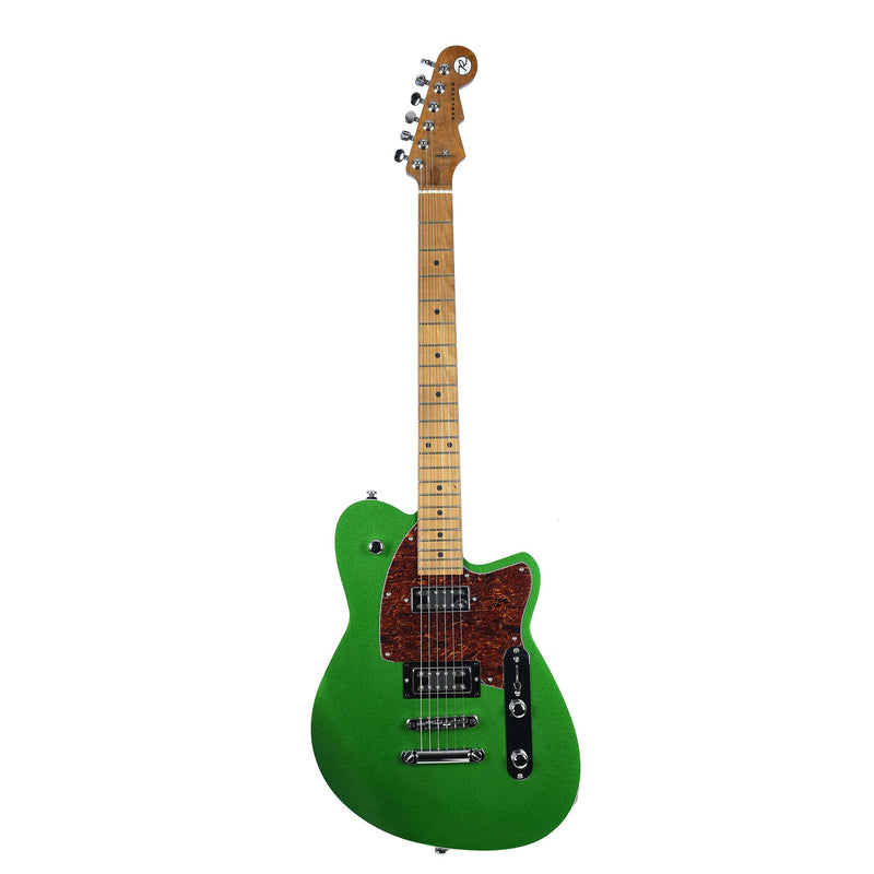 Reverend Flatroc Electric Guitar - Roasted Neck - Metallic Emerald