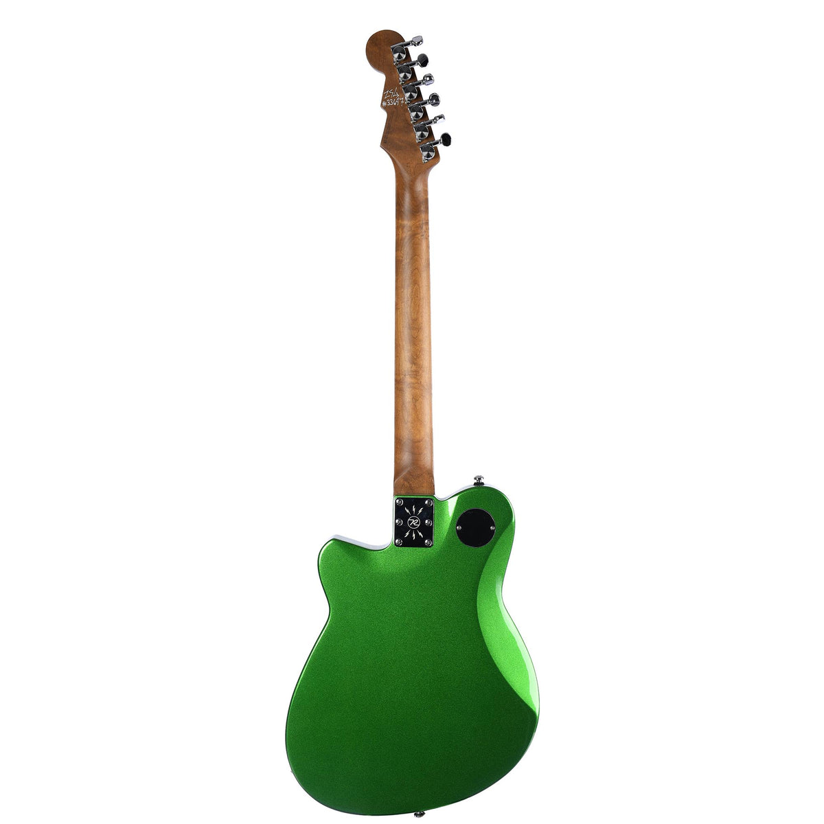 Reverend Flatroc Metallic Emerald Green Tortoise