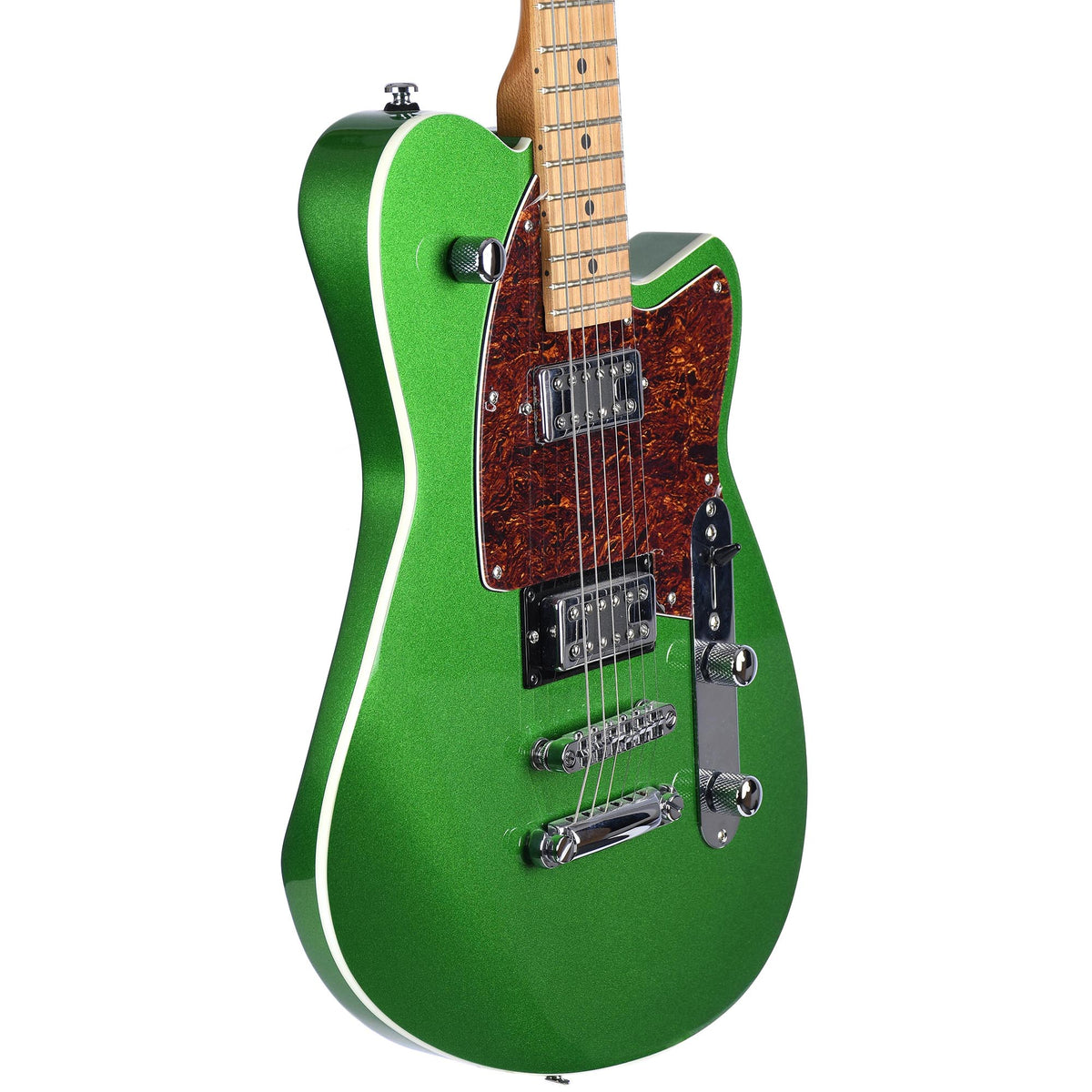Reverend Flatroc Metallic Emerald Green Tortoise