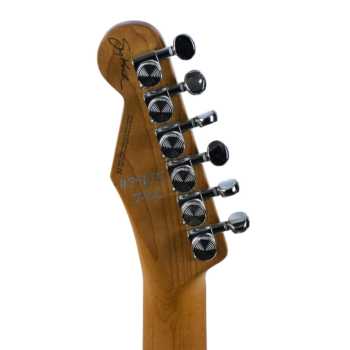 Reverend Greg Koch Signature - Trans Powder Yellow - Roasted Neck