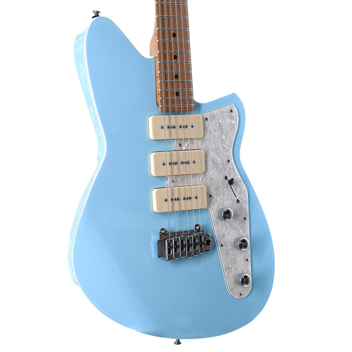 Reverend Jetstream 390 Roasted Maple Neck, Chronic Blue