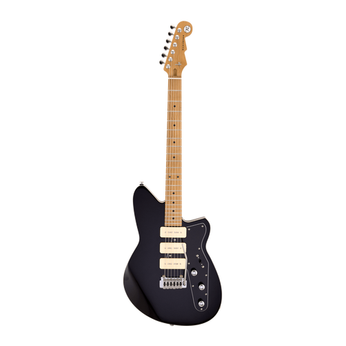 Reverend Jetstream 390 Roasted Maple Neck, Midnight Black