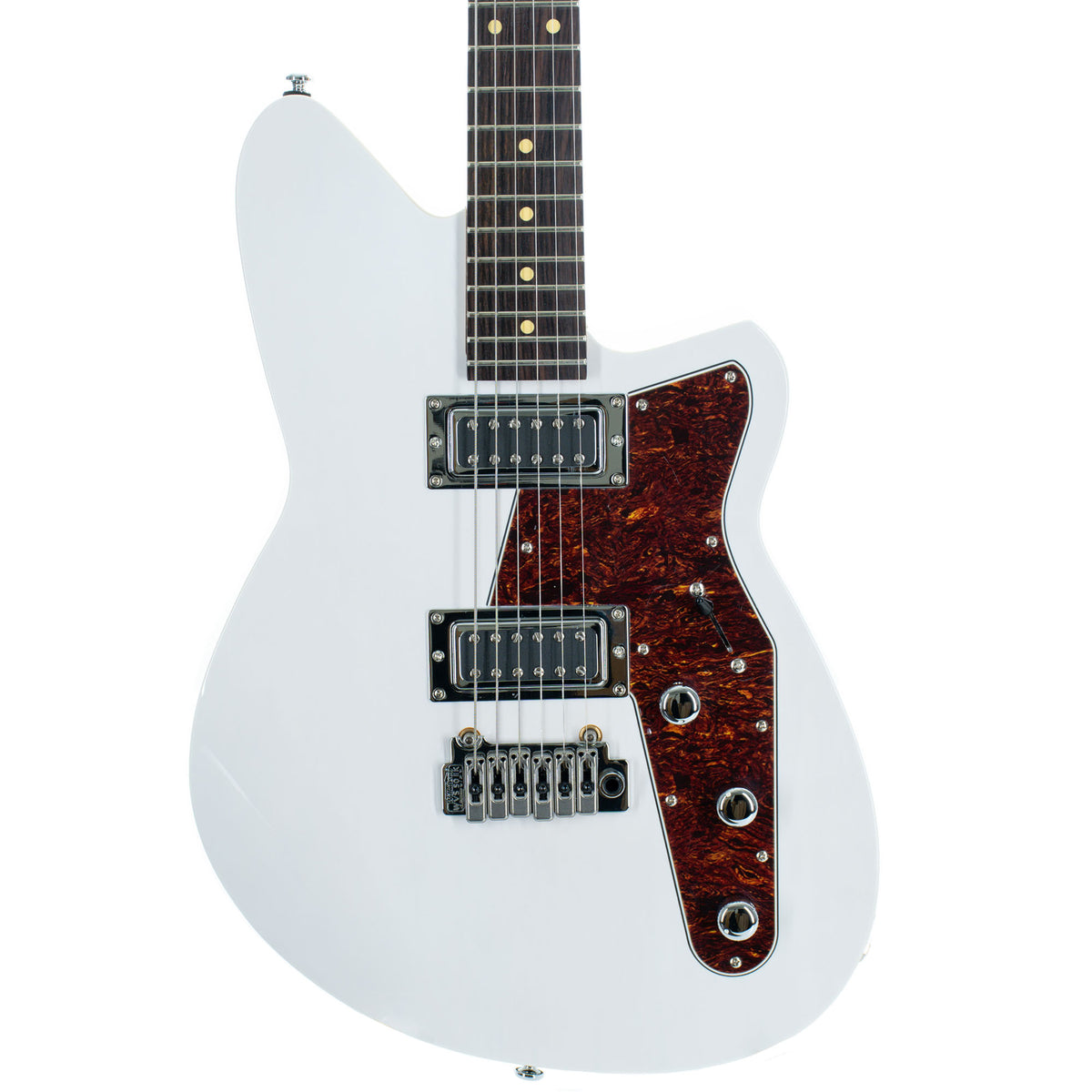 2022 Reverend Jetstream RB Electric Guitar With Wilkinson Tremolo, Rosewood, Trans White