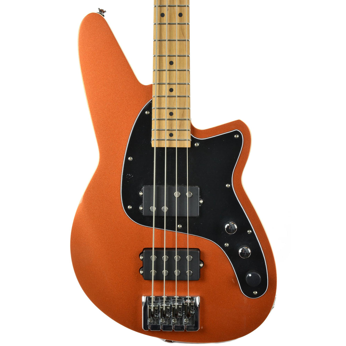 Reverend Mercalli 4 Bass - Roasted Neck - Metallic Copper Fire