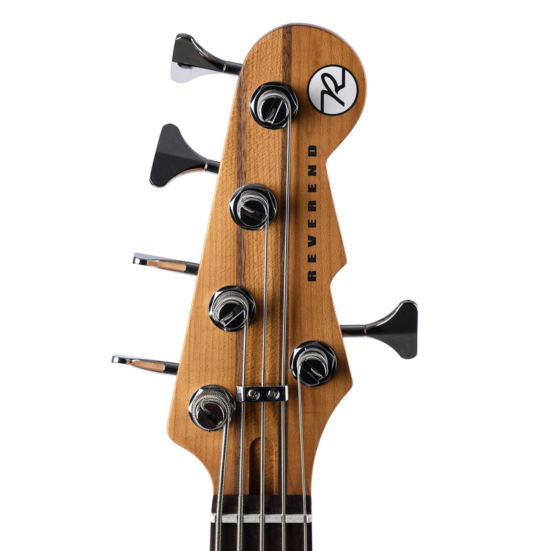 Reverend Mercalli 5 5-String Bass Midnight Black Roasted Pau Ferro Neck